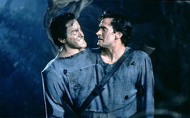 Bruce Campbell is attached to another, more evil Bruce Campbell.