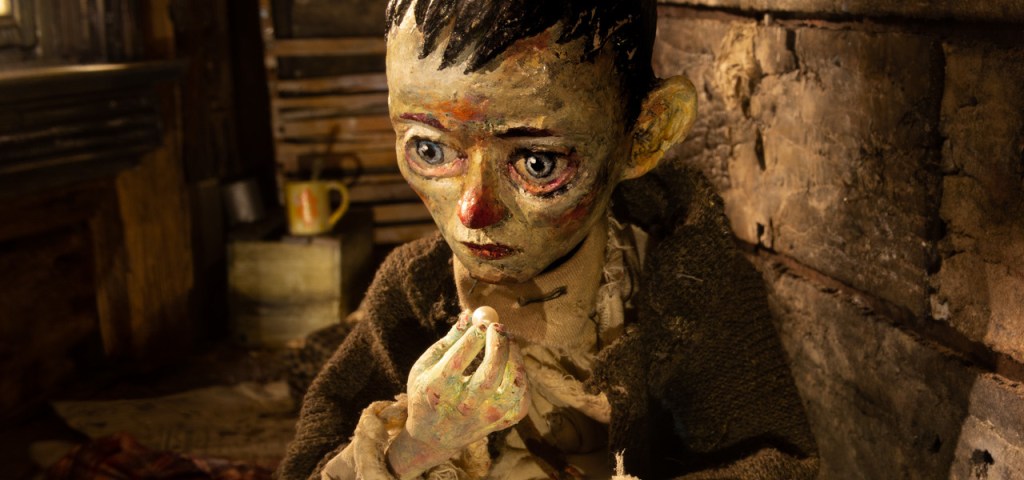 Big eyed, red nosed stop motion-looking kid who looks like a visual representation of the This would kill a Victorian child meme. From The Girl Who Cried Pearls.